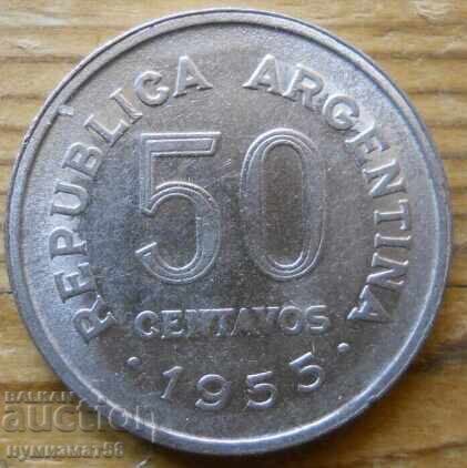 50 centavos 1955 - Argentina