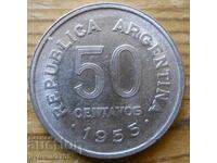 50 centavos 1955 - Argentina