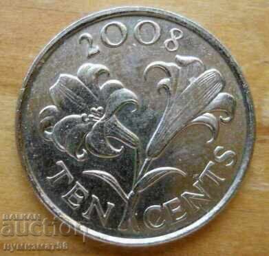 10 cents 2008 - Bermuda