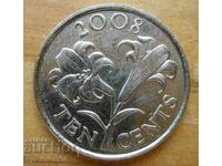 10 cents 2008 - Bermuda