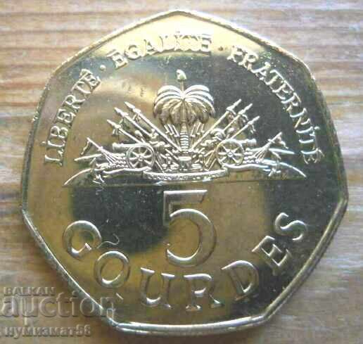 5 gourdes 2011 - Haiti