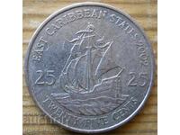 25 цента 2002 г  - Източно Карибски Щати