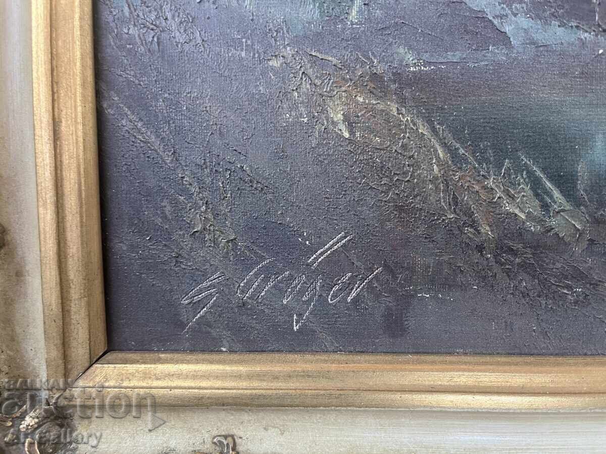 Auction Old Oil Painting, G.Groger, 80x60 cm Auction Old Oil Painting, G.Groger, 80x60 cm