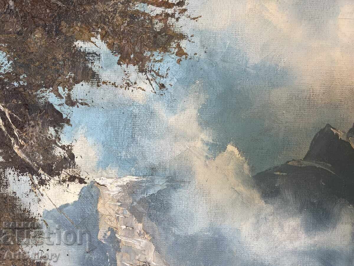 Delivery of Old Oil Painting, G.Groger, 80x60 cm Delivery of Old Oil Painting, G.Groger, 80x60 cm