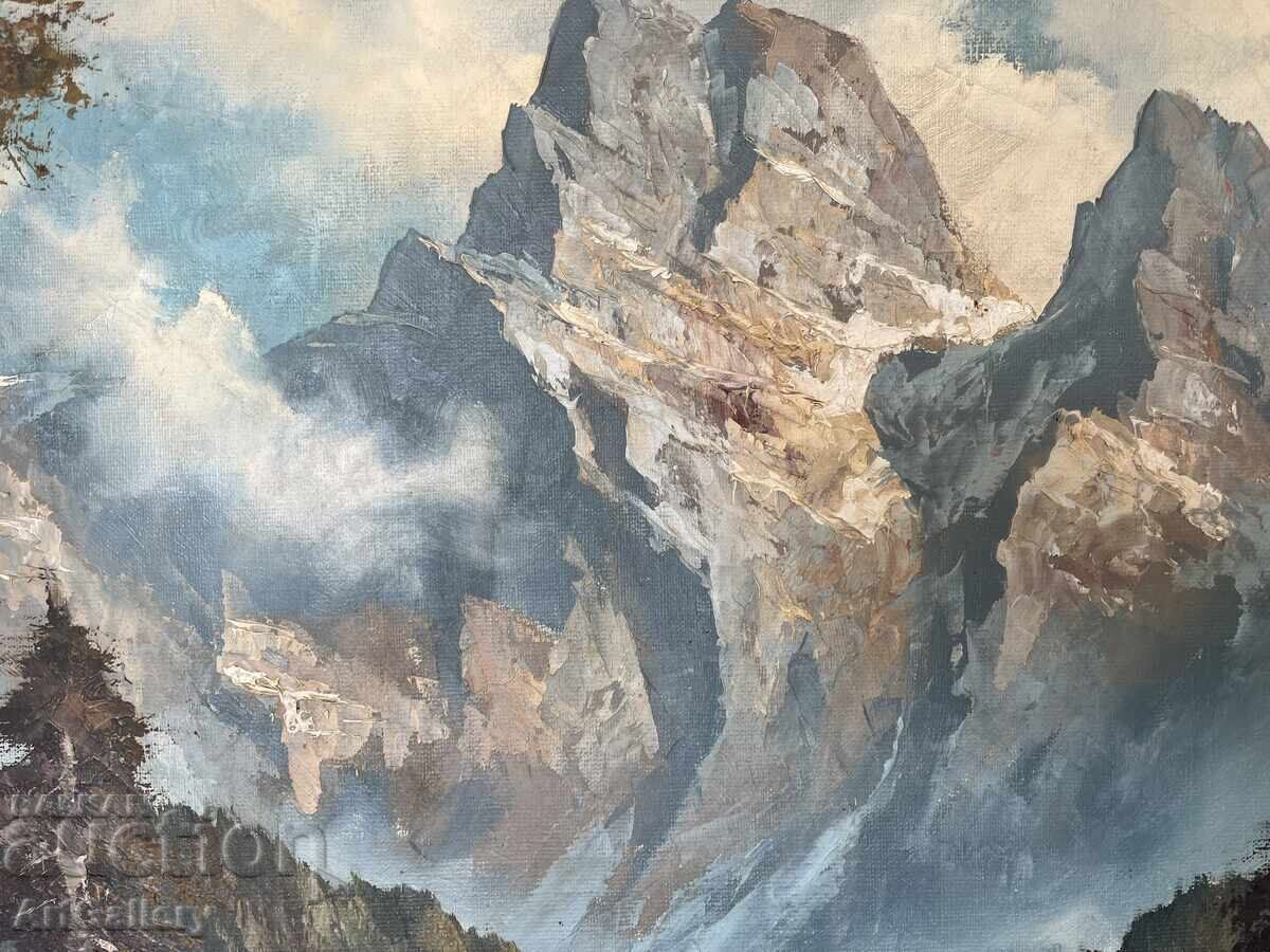 Old Oil Painting, G.Groger, 80x60 cm - 5 Old Oil Painting, G.Groger, 80x60 cm - 5