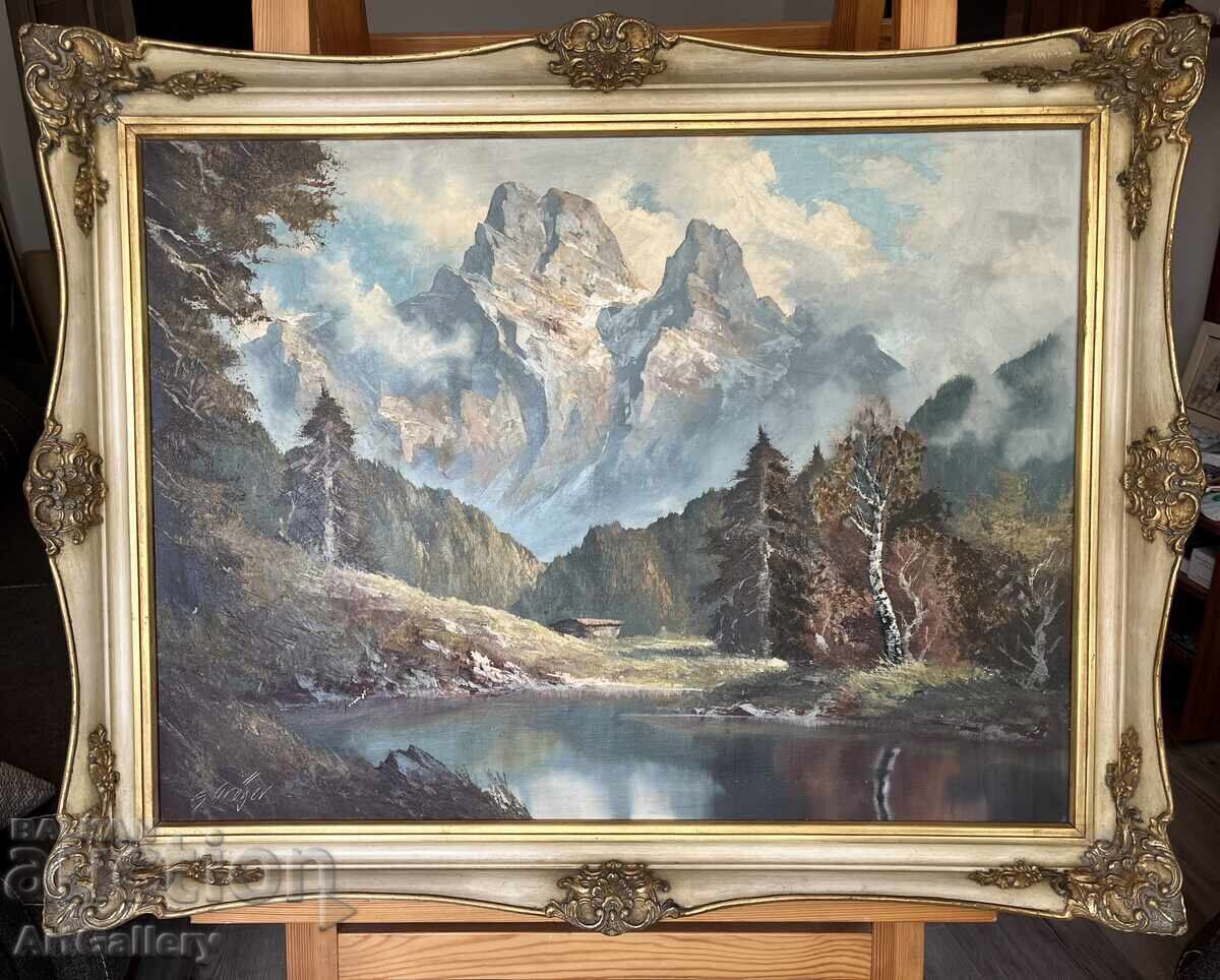 Old Oil Painting, G.Groger, 80x60 cm Old Oil Painting, G.Groger, 80x60 cm