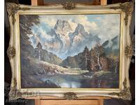 Old Oil Painting, G.Groger, 80x60 cm