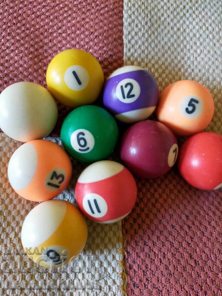 Licitație mini bile de biliard