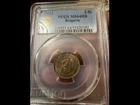 2 stotinki 1912 g. MS 64 RB PCGS
