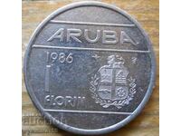 1 флорин 1986 г  - Аруба  (Холандски Антили)