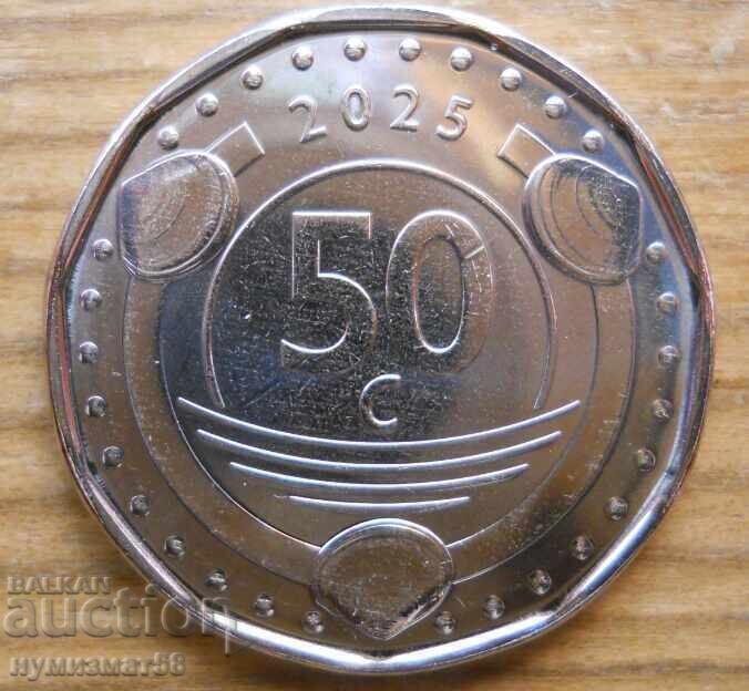 50 σεντς 2025 - Άγιος Μαρτίνος (Ολλανδικές Αντίλλες)