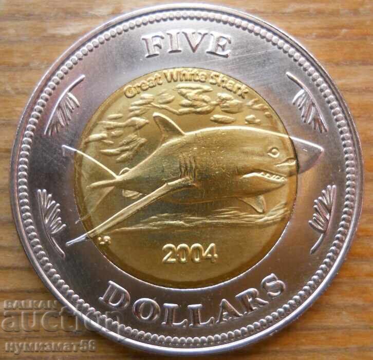 5 Dollars 2004 - Cocos (Keeling) Islands