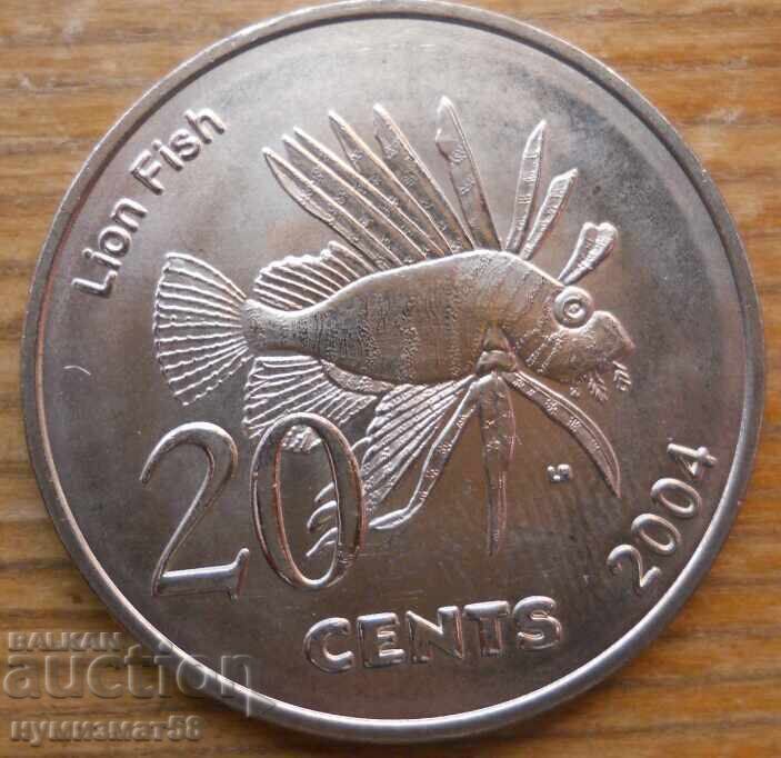 20 cents 2004 - Cocos (Keeling) Islands