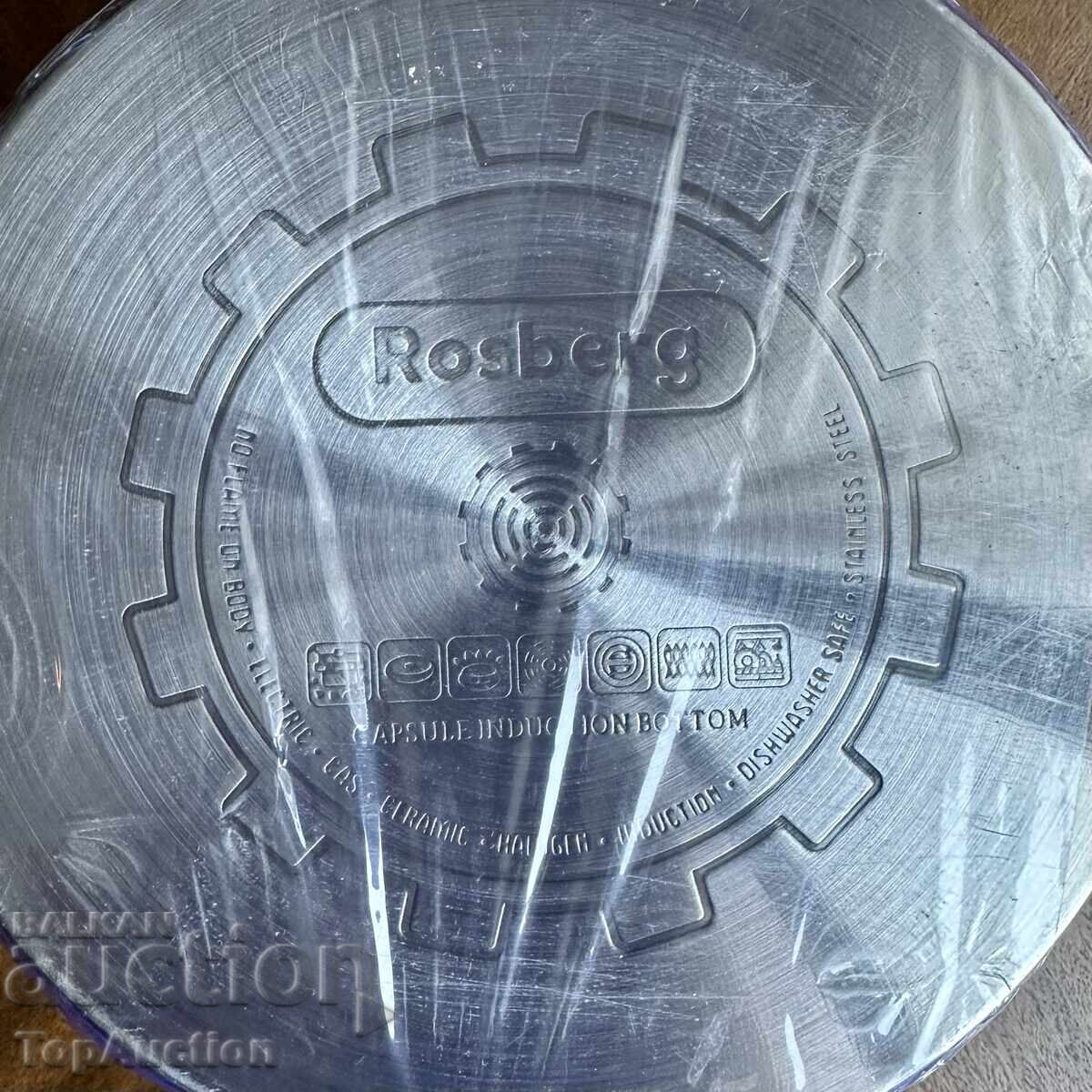 Licitație Caserolă nouă din oțel inoxidabil Rosberg 3.5l