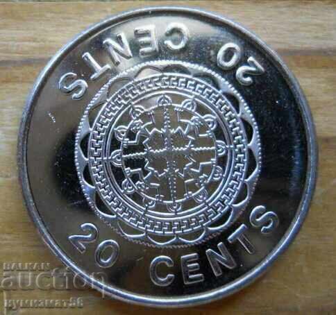 20 cents 2008 - Solomon Islands
