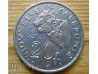 20 франка 1972 г  - Нова Каледония