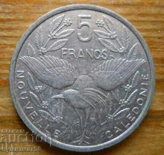 5 francs 1986 - New Caledonia