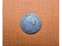 FRANCE. LOUIS XIV. 1643-1715. 1/12 ECU with juvenile bust. 1661