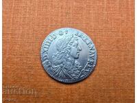 FRANCE. LOUIS XIV. 1643-1715. 1/12 ECU with juvenile bust. 1659