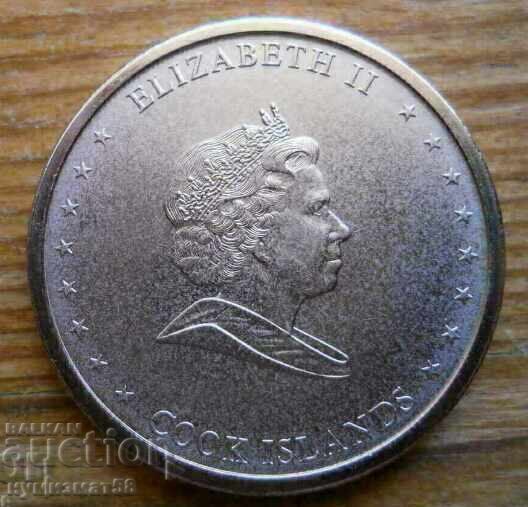 20 цента 2010 г  - О-ви Кук с цена 4.95 €