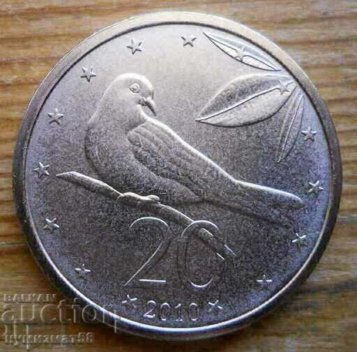 20 цента 2010 г  - О-ви Кук