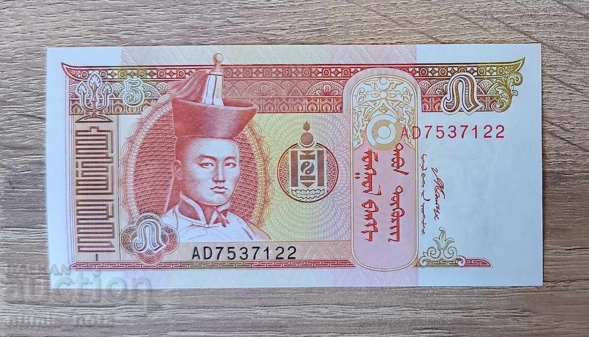 Μογγολία 5 τουγκρίκ 2008 UNC