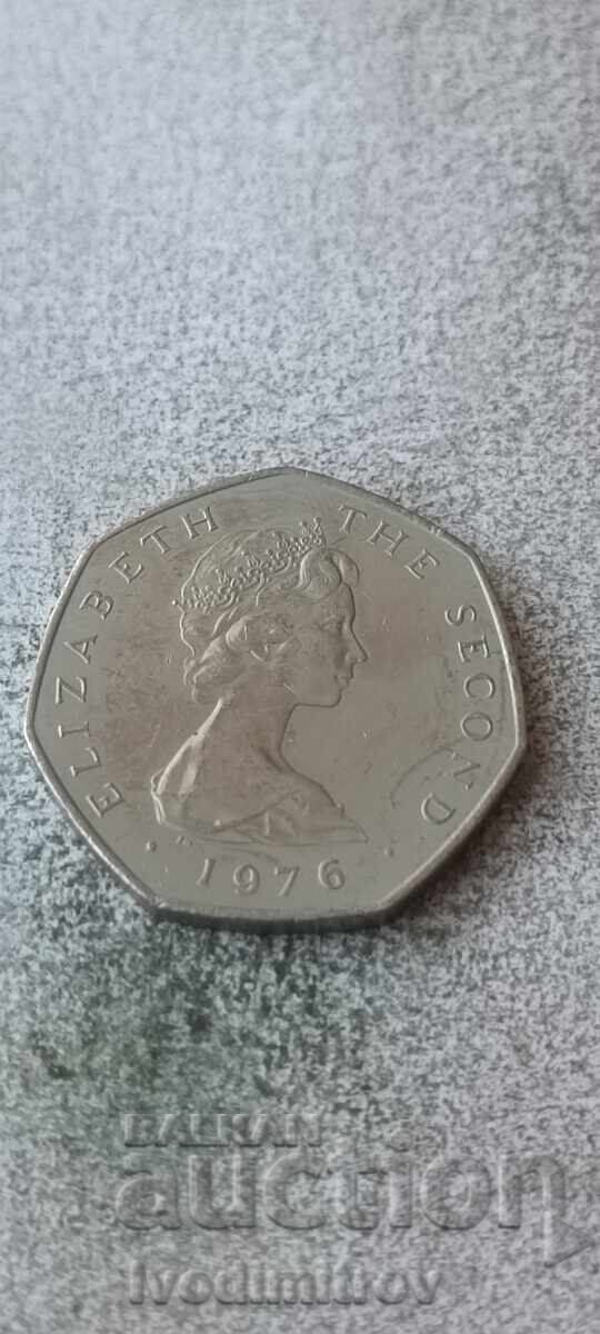 Νήσος του Μαν 50 πένες 1976 με τιμή € 5.84 | 11.42 BGN