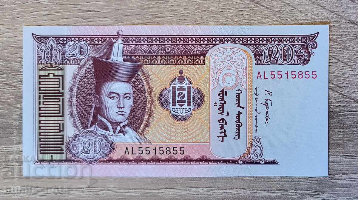 Μογγολία 20 τουγκρίκ 2017 UNC