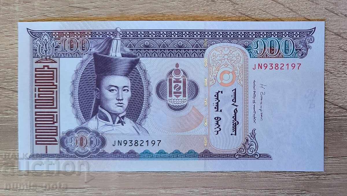 Mongolia 100 tugrik 2014 UNC
