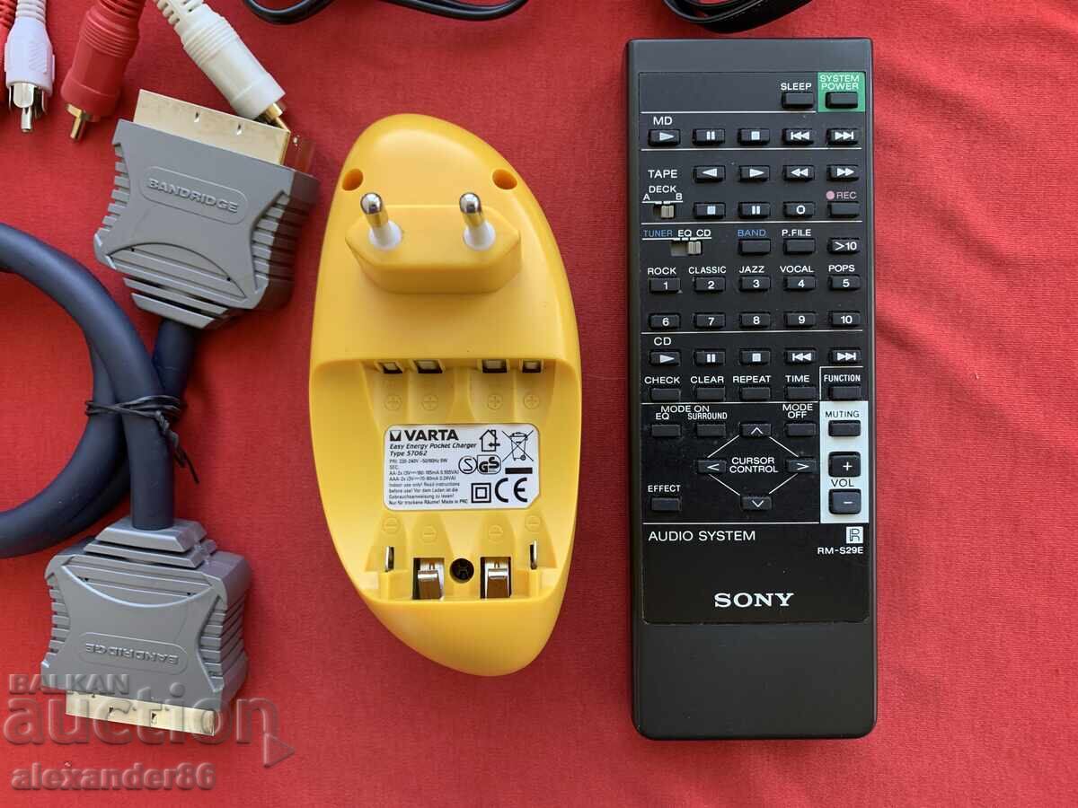 Auction  Cables Varta Battery Charger Sony Remote Control