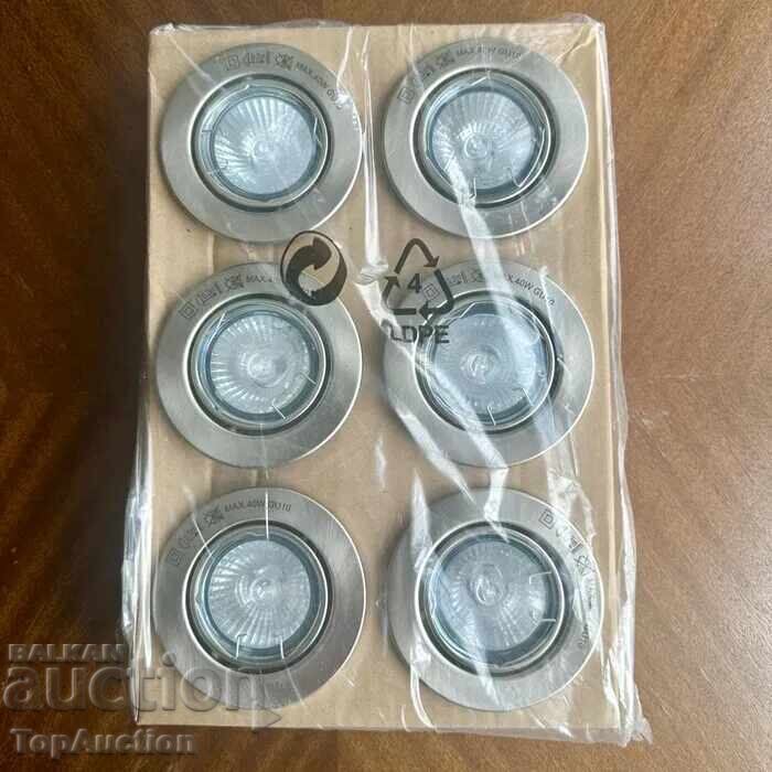 Set de spoturi cu halogen încastrabile LIVARNO® LUX cu preț € 6.00 | 11.74 BGN Set de spoturi cu halogen încastrabile LIVARNO® LUX cu preț € 6.00 | 11.74 BGN