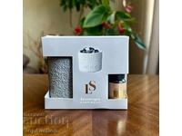 Room fragrance with lava stones and aromatic oil