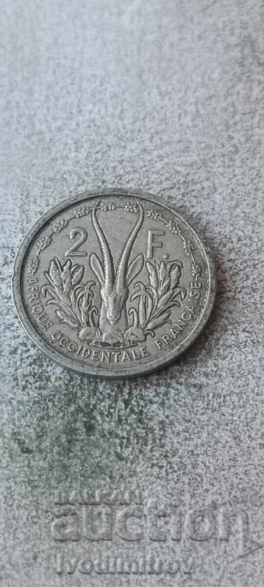 French West Africa 2 francs 1948 French West Africa 2 francs 1948