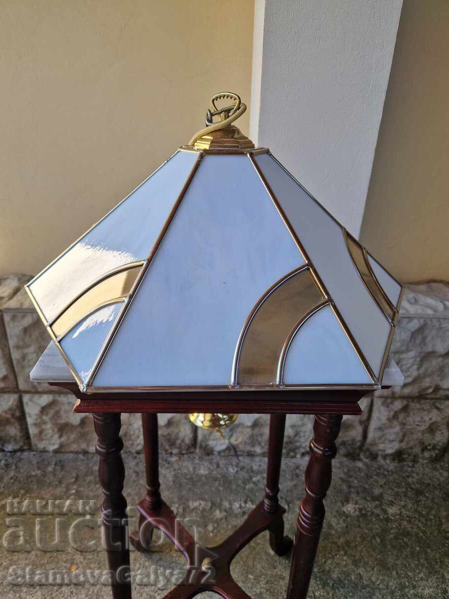 Auction Great antique Tiffany style chandelier lamp Auction Great antique Tiffany style chandelier lamp