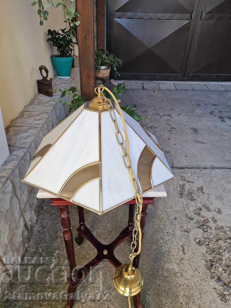 Delivery of Great antique Tiffany style chandelier lamp Delivery of Great antique Tiffany style chandelier lamp