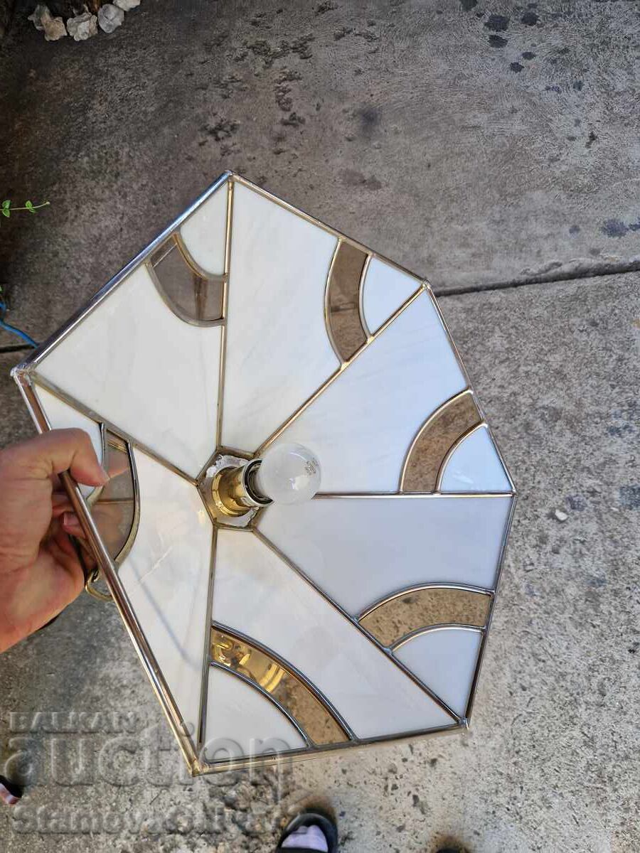 Great antique Tiffany style chandelier lamp - 7 Great antique Tiffany style chandelier lamp - 7