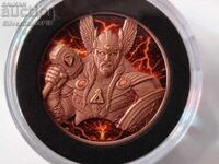 1 oz Copper Thor Future in Myths 2025 Round