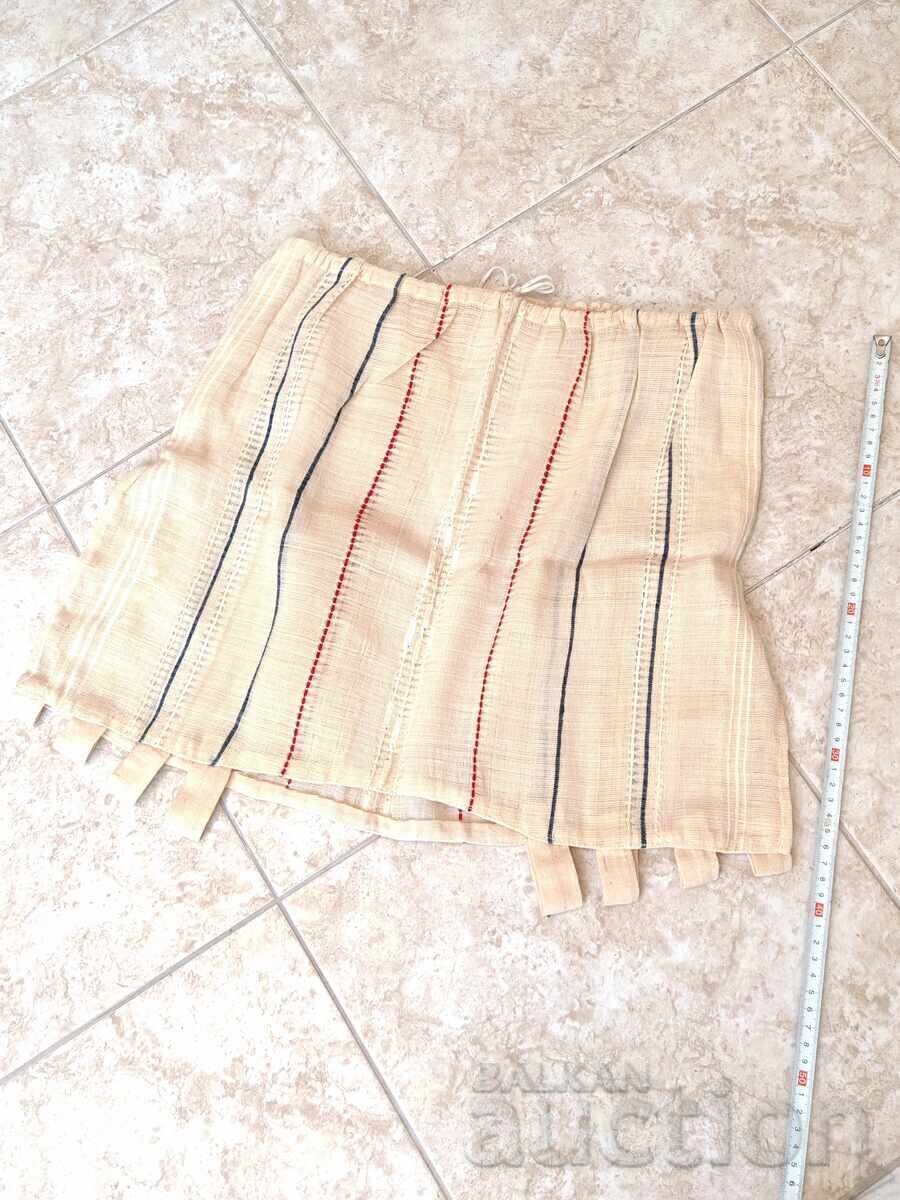 Lenjerie intimă veche de damă, bluză pentru costum popular, anii 1920