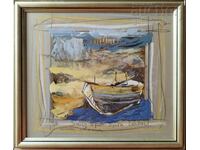 Painting "Seashore", artist G. Lechev (1949-2025)