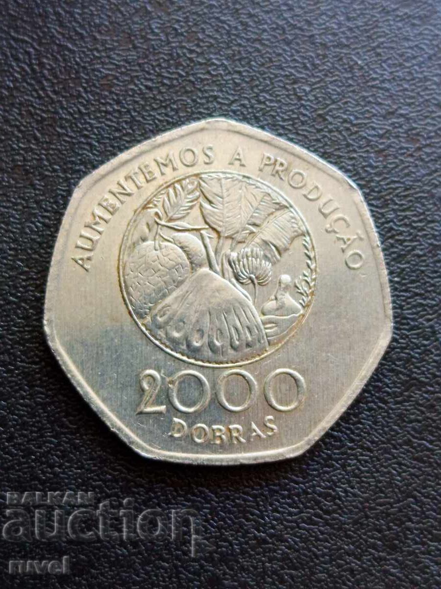 Σάο Τομέ και Πρίνσιπε, 2000 Ντόμπρα 1997 με τιμή € 1.60 | 3.13 BGN