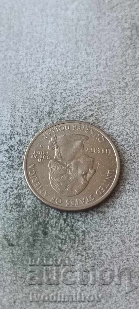 ΗΠΑ 25 σεντς 2001 D Βερμόντ με τιμή € 0.89 | 1.74 BGN