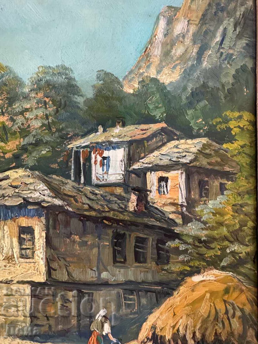 Δημοπρασία Παλιός μεγάλος πίνακας - Ποπόβι