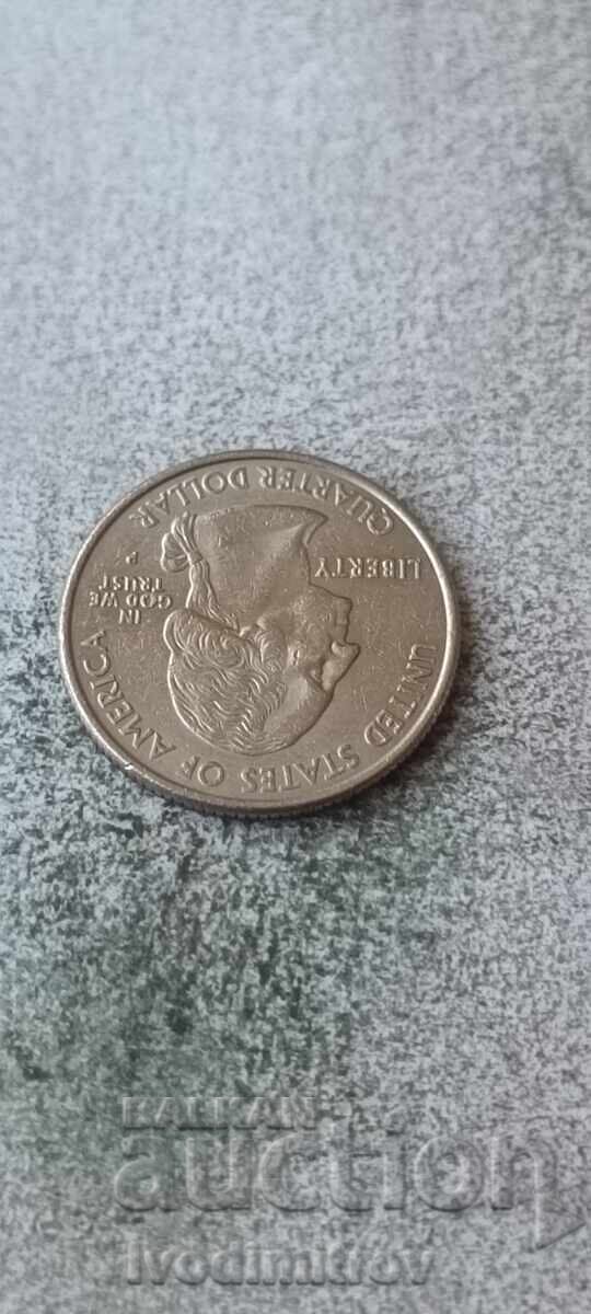 SUA 25 de cenți 2002 P Indiana cu preț € 0.89 | 1.74 BGN SUA 25 de cenți 2002 P Indiana cu preț € 0.89 | 1.74 BGN