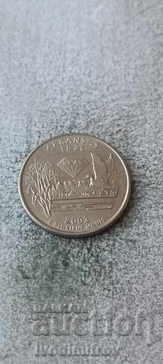 ΗΠΑ 25 Cent 2003 P Arkansas