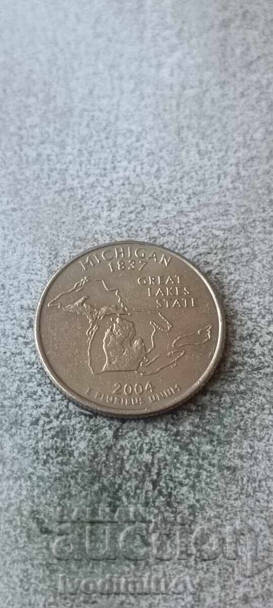 САЩ 25 цента 2004 P Michigan