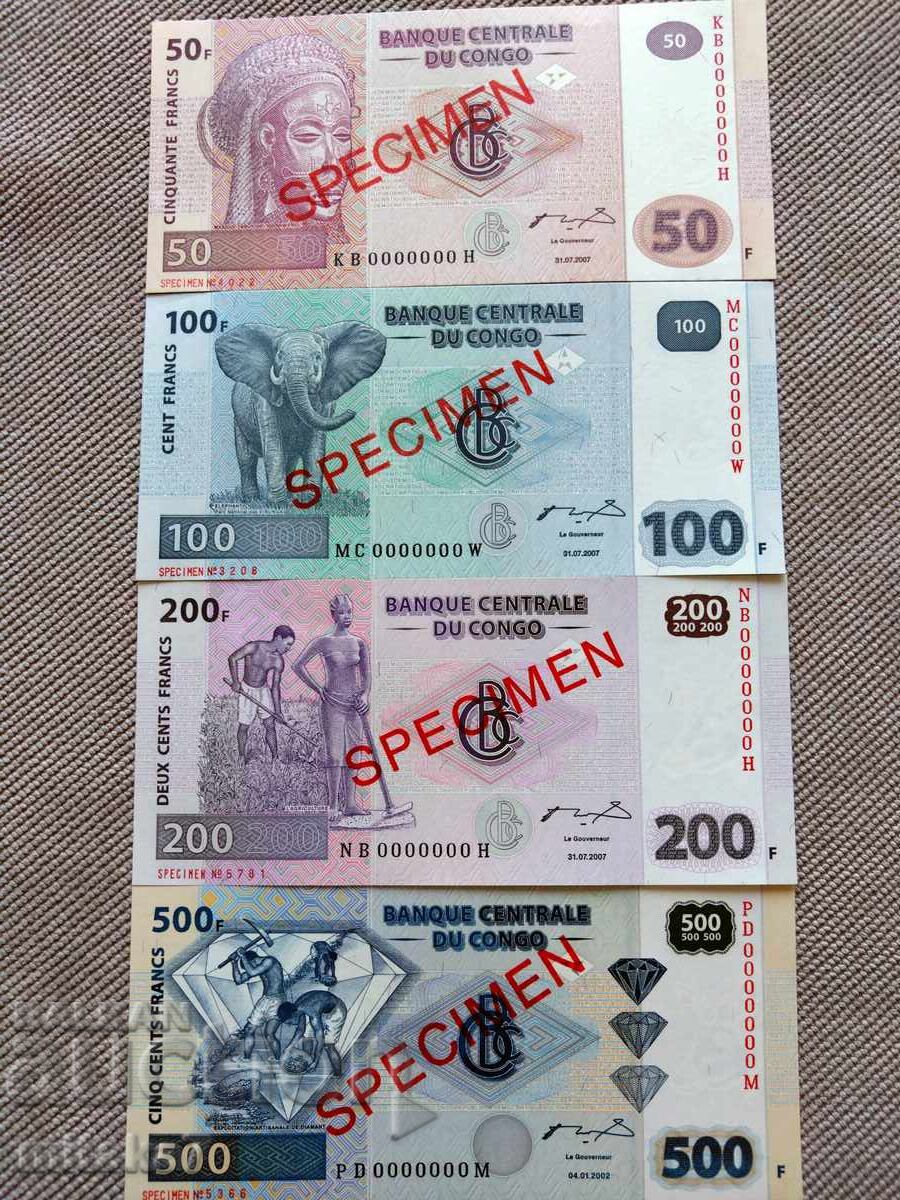 Παρτίδα χαρτονομισμάτων, Κονγκό