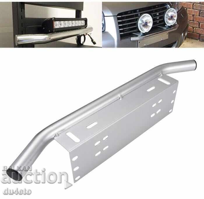 Auction  Metal stand for halogen lamps - GRAY and black