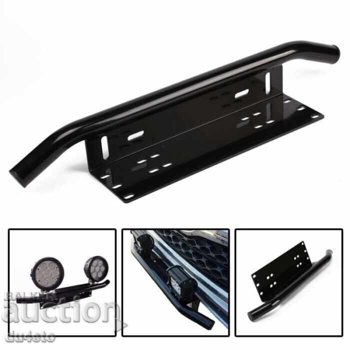 Metal stand for halogen lamps - GRAY and black - 5