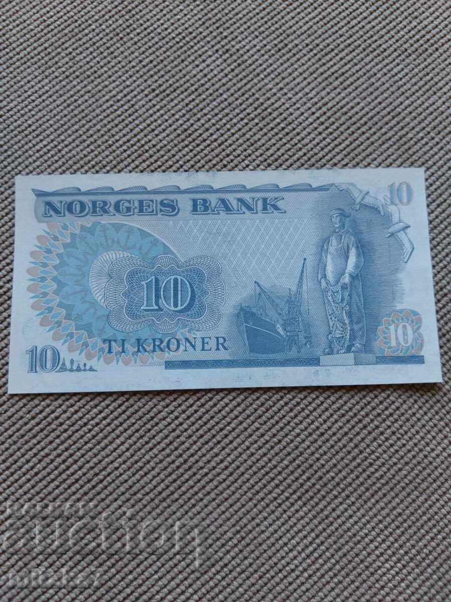10 крони 1982 година, Норвегия с цена € 6.00 | 11.74 лв.