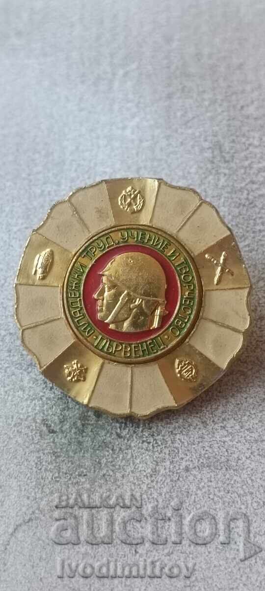 Нагръден знак Първенец Младежки труд, учение и творчество